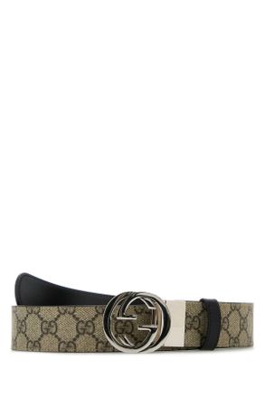 Gucci Gg Supreme Fabric Reversible Belt