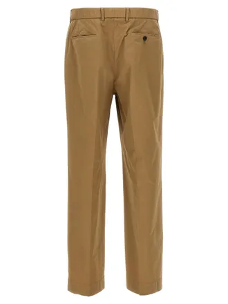 Cellar Door Stretch Cotton Trousers - Camel