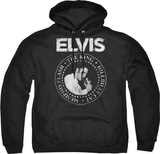 Gildan Elvis Presley Rock King Adult Pull Over Hoodie