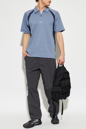 Oakley Polo With Embroidered Logo, Mens, Blue