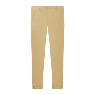 Dondup Chinos, male, Beige, Size: W30 Gaubert Cropped Trousers