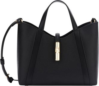 Furla Hand bag drops tote in black leather