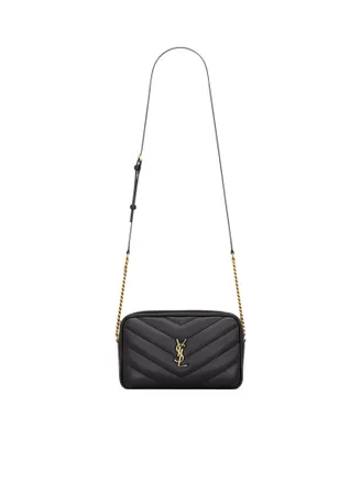 Saint Laurent LOULOU CAMERA BAG IN QUILTED LAMB - Saint Laurent - Woman