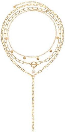 Ettika Layered Chain Necklace in Gold at Nordstrom Rack