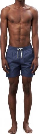 Hartford Nylon Swim Trunks In Navy