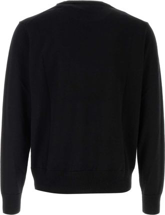 Vivienne Westwood Mens Black Wool Alex Sweater Aw26black Exterior: Maglie