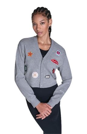 Converse Chuck Patch Cardigan in Vintage Grey Heather at Nordstrom, Size X-Small
