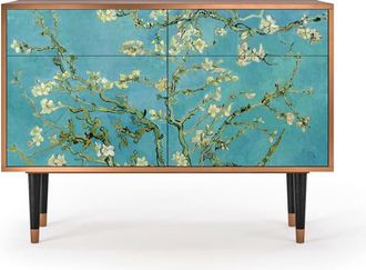 StoryZ Aparador azul 2 cajones y 2 puertas L 115 cm