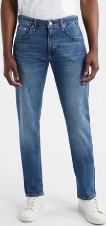 Mavi Marcus Slim Straight Leg Jeans in Dark Brushed Classic Blue at Nordstrom, Size 34 X 32