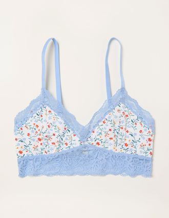 Fat Face FatFace Ivory Floral Bralette