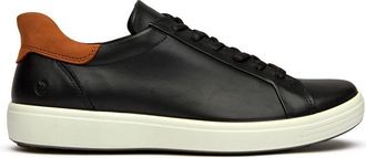 Ecco Ecco Mens Soft 7 Trainers - Black Leather - Size UK 10.5