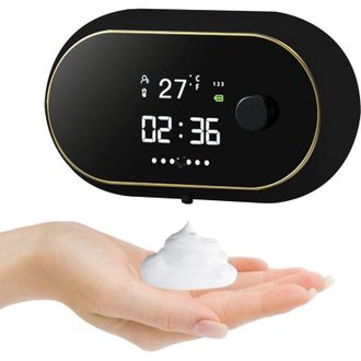 OEM Dispensador Autom&aacute;tico De Jab&oacute;n De 500 Ml Con Sensor, Dispensador El&eacute;ctrico Recargable De 3 Niveles Ajustables, Dispensador De Jab&oacute;n En Espuma Para Co