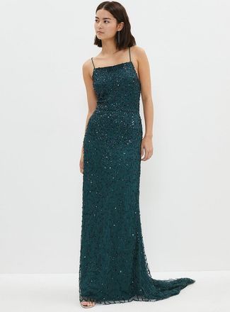 Coast Petite All Over Sequin Maxi Dress
