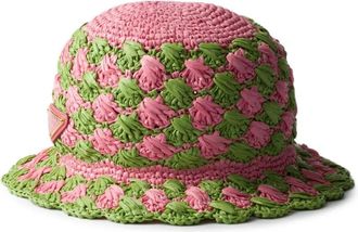 Prada Cappello bucket alluncinetto - Rosa