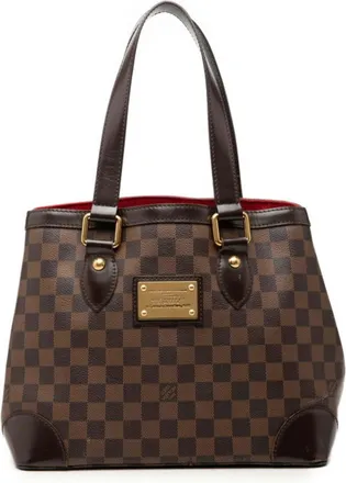 Louis Vuitton Brown Pvc Leather Handbag Tote Bag (Pre-Owned)