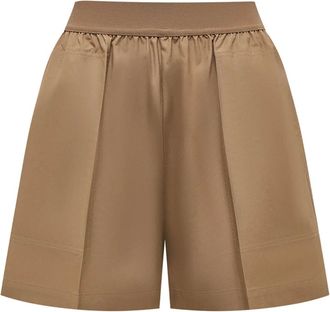 12 Storeez Shorts a vita alta - Marrone