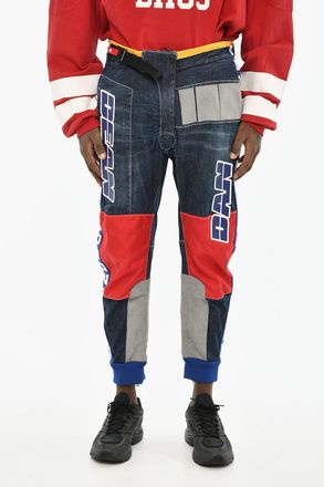 Dsquared2 Regular Fit Jeans with 14cm Maxi Side Logo Dsquared2