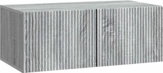 vidaXL Mueble Para Tv De Pared 78,5 X 41 X 30 Cm Gris Sonoma Vidaxl