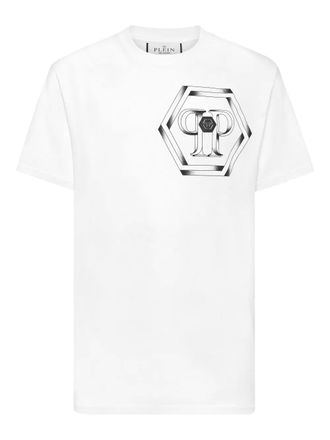 Philipp Plein Hexagon T-shirt - men - Cotton - M - White