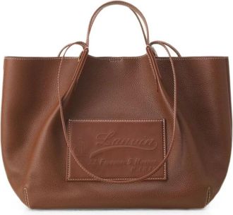 Lanvin Catch Tote Bag - Dames - Shoppers - Bruin - ONE Size - Tassen