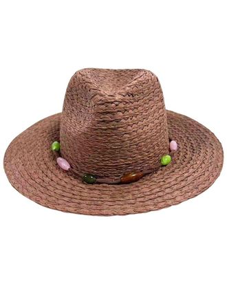 Nicole Miller Straw Panama Hat