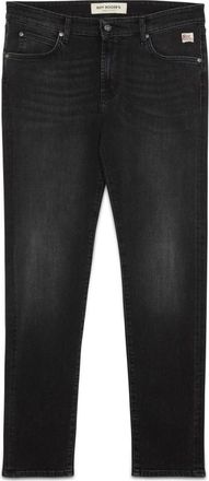 Roy Rogers Zwarte Slim Fit Denim Jeans Aw 24 - Heren - Slim Fit Jeans - Zwart - W35 - Denim - Jeans