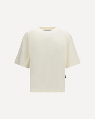 Palm Angels Classic T-shirt with oversized back logo Male XL
