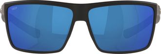 Costa Rinconcito 60mm Polarized Rectangular Sunglasses in Black at Nordstrom