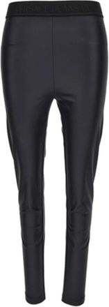 Versace Jeans Couture Leggings - Dames - Leggings - Zwart - S - Leer - Broeken