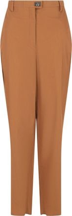 Ferragamo Creased Cropped Trousers