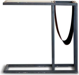 PIB Mesa de revista de marmol negro