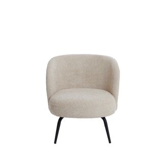 Light & Living Silla Marr&oacute;n De Tela Elegante Light & Living Dieyda