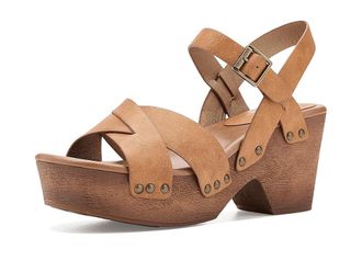 Korks Leda Womens Dress Sandals Yellow : 11 M