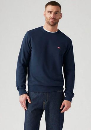 Levi's Sweatshirt LEVIS SWEATSHIRT NEW ORIGINAL CREW, Herren, Gr. XXL, blau (navy), angeraute Sweatware, Obermaterial: 100% Baumwolle, normal normal, Rundhal