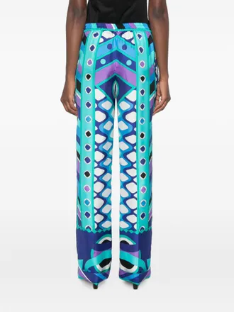 Pucci bedrukte zijden broek