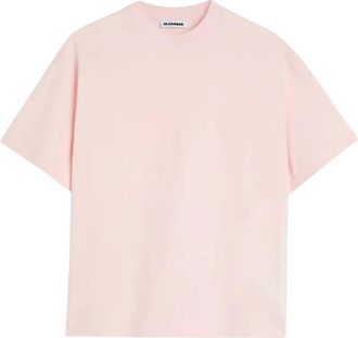 Jil Sander Logo-print T-shirt - Dames - T-shirts - Roze - XS - Katoen - Tops
