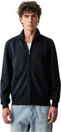 Colmar Full Zip Jacquard - Heren - Sportshirts - Blauw - L - Polyester - Fitness
