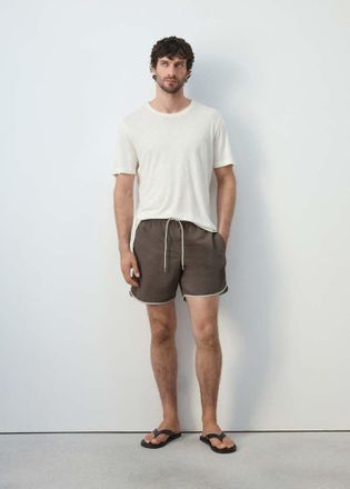 Mango Costume basic coulisse marrone - Uomo - XS - MANGO MAN