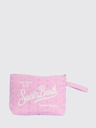 MC2 Saint Barth Pochette Aline MC2 Saint Barth in cotone e Sangallo con logo ricamato