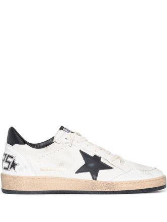 Golden Goose Golden Gänseballstar Leder -Turnschuhe