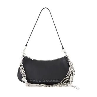 Marc Jacobs Womens Leather Shoulder Bag Black Cowhide