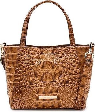 Brahmin Small Mona Cross Body Handbags Cinnamon, Leather