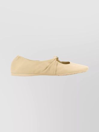 Loewe leather ballerina shoes