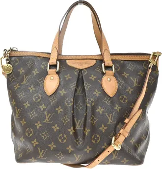 Louis Vuitton Palermo Monogram Canvas Brown Canvas Handbag (Pre-Owned)