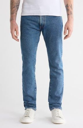 Off-white Diagonal Pocket Slim Fit Jeans in Medium Blue at Nordstrom Rack, Size 29