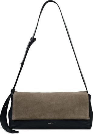 Radley London The Annabel - Suede Medium Flapover Shoulder Bag in Coffee at Nordstrom