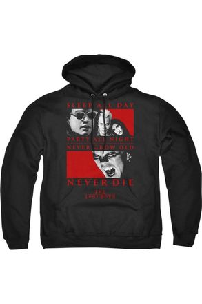 Gildan The Lost Boys Never Die Adult Pull Over Hoodie / Hooded Sweatshirt