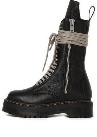 Dr. Martens Dr.Martens x Rick Owens 1918 Leather Lace Up Platform Boots Black 27979001