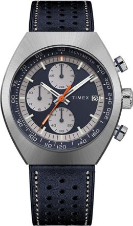 Timex Trend Legacy Mens Blue Watch TW2W93500 Leather - One Size