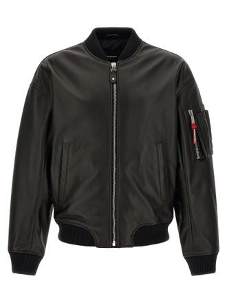 Dsquared2 Dsquared&sup2; Leather Leather Mens Jacket